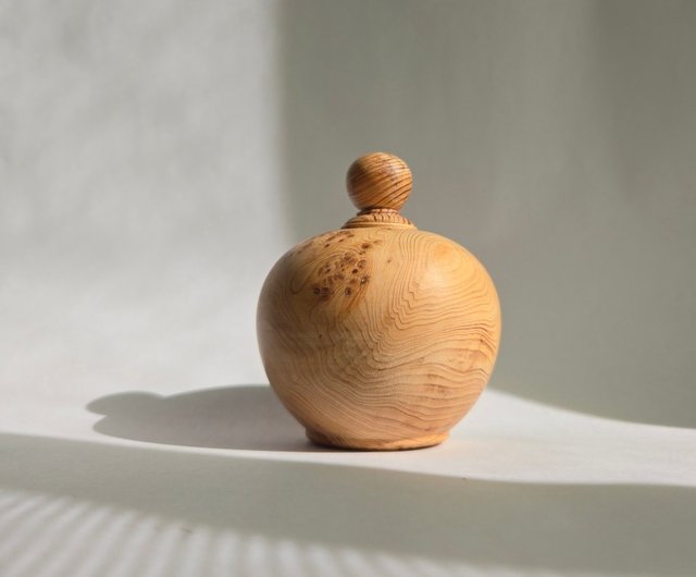 絕品【洞洞檜木聚寶盆】台灣檜木居家/辦公/開運聚/ TONCH WOOD｜擺飾