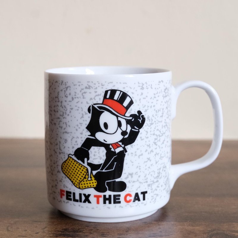 Out of print 1988s Felix the Cat mug - Mugs - Porcelain White