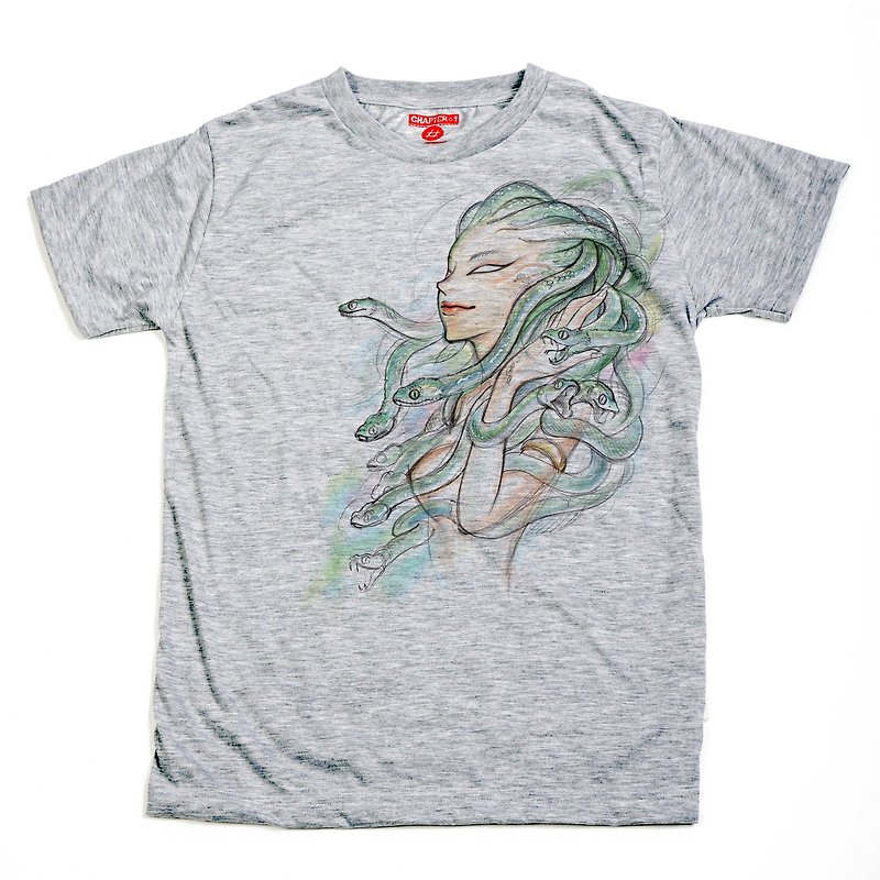 Medusa unisex men woman cotton mix Chapter One T-shirt - Men's T-Shirts & Tops - Cotton & Hemp White