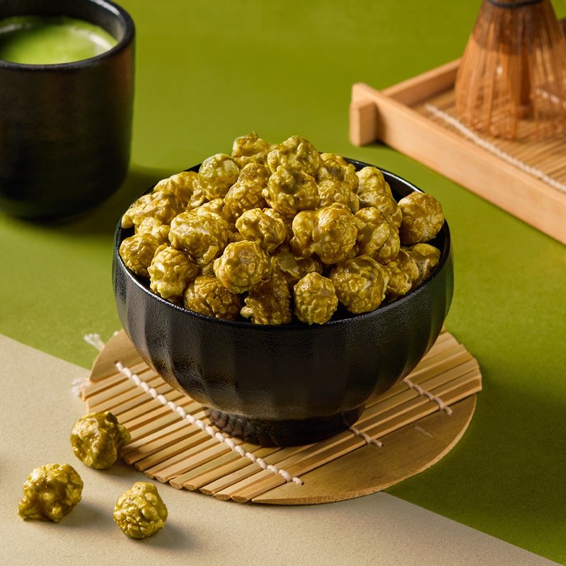 【抹茶季全新風味】CANDY POPPY菓糖爆米花 | 靜岡抹茶 - 蛋糕/甜點 - 其他材質 綠色