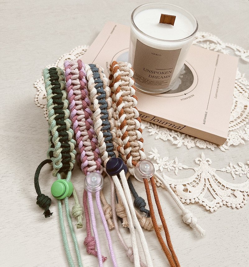【Hola Macrame】Twill drink cup cover - Beverage Holders & Bags - Cotton & Hemp 