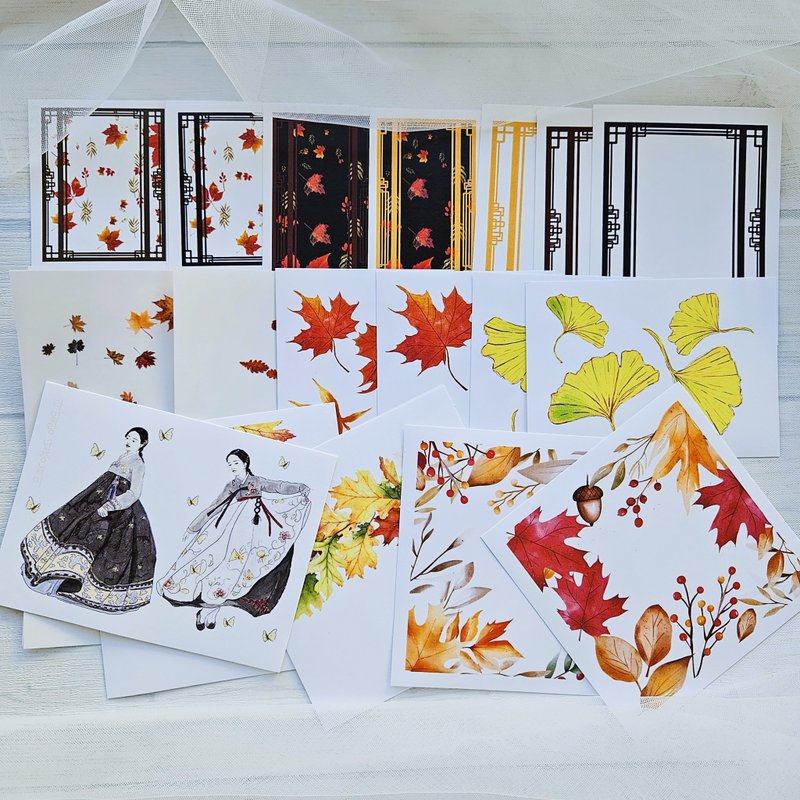 Oriental saja pakage_maple - 貼紙 - 紙 