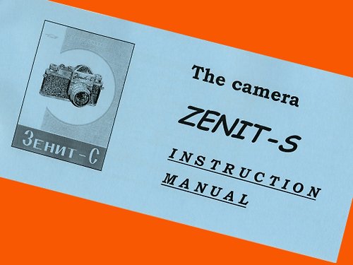 geokubanoid ENGLISH MANUAL fr ZENIT-S ZENIT-C SLR camera M39 Industar-50 INSTRUCTION BOOKLET