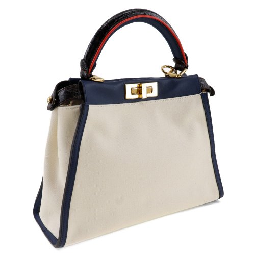 美品✨ FENDI 8BN290 ピーカブー 2WAYハンドバッグ 日本直送】フェンディ FENDI ピーカブー ハンドバッグ 2WAY