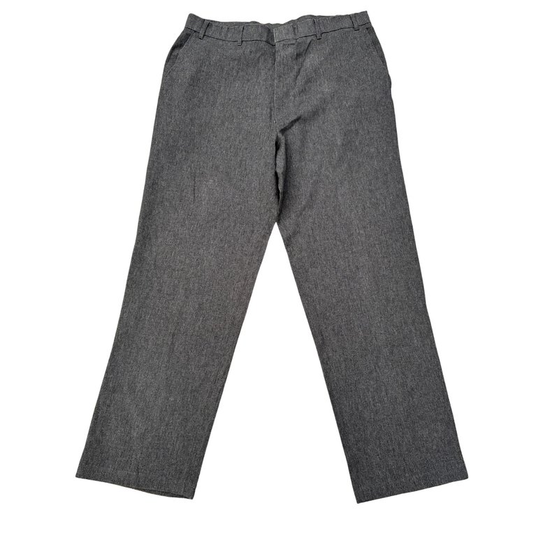 Vintage 70s Levis Action Slacks Dark Gray Trousers – Straight Leg  USA - 男長褲/休閒褲 - 棉．麻 灰色