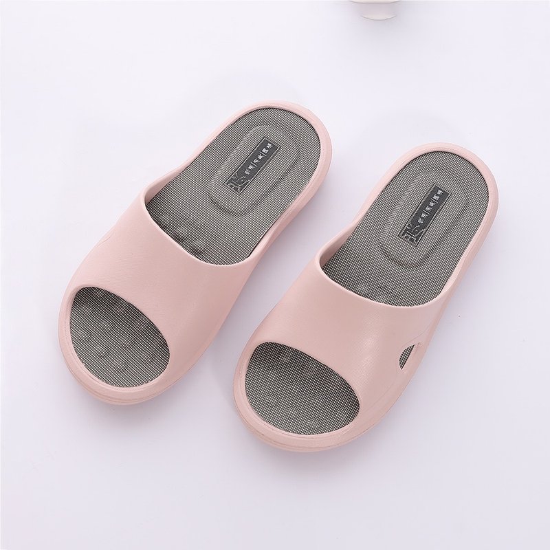 [Veronica] Rebound and Pressure Relief E Plus E Latex Evolution Slippers-Pink - รองเท้าแตะ - น้ำยาง 