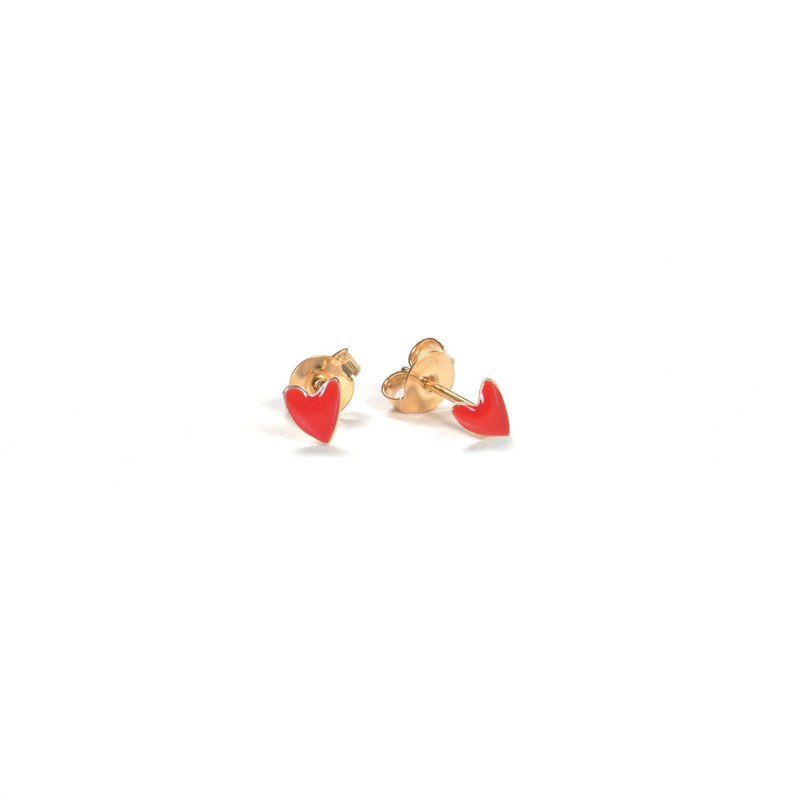 Titlee - Grant Earring - Red - สร้อยติดคอ - ทองแดงทองเหลือง สีแดง