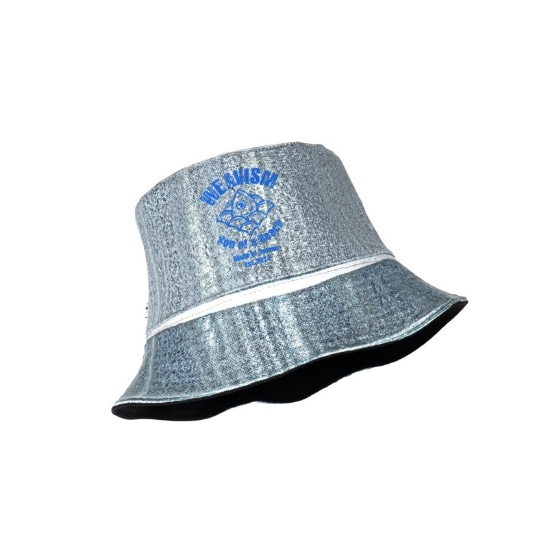 Milkfish reversible bucket hat (double-sided) - Hats & Caps - Cotton & Hemp 