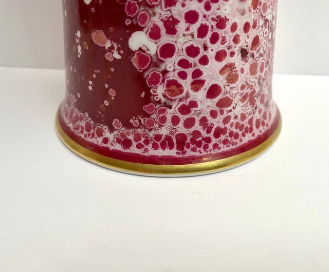 磁器の花瓶 フッチェンロイター 西ドイツ陶器デザイン 70年代