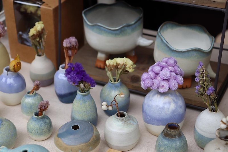 限定小福袋12%OFF 小陶器、陶器ピアス、陶器アクセサリー、小花器 - その他 - 陶器 多色