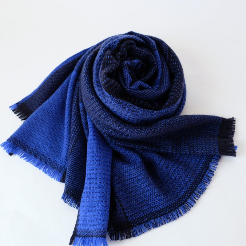 Cashmere Hand-woven 100% cashmere stole [Monka 04] - Knit Scarves & Wraps - Other Materials 