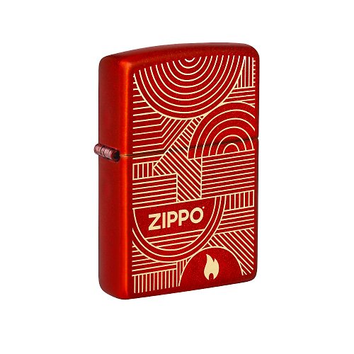Zippo 【ZIPPO官方旗艦店】2023年創辦人紀念款 抽象線條防風打火機