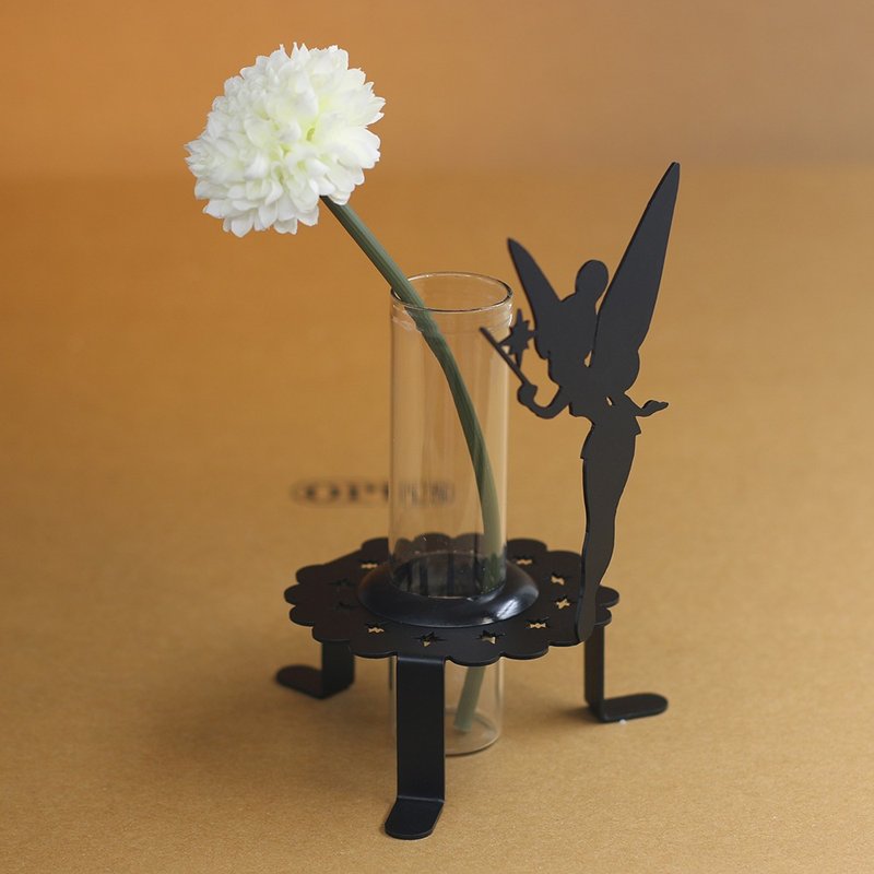 【OPUS Metalart】Light of Spirit - Mini Flower Fairy Inserts Holder - ของวางตกแต่ง - โลหะ สีดำ