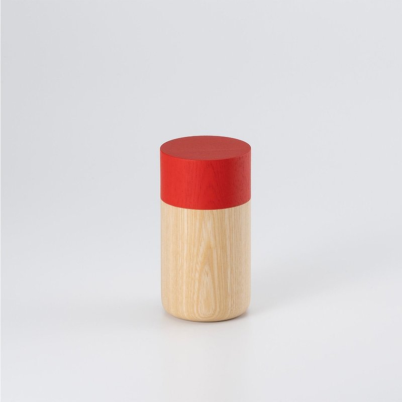 Soji Tutu Storage Jar | Hatashikki - Storage - Wood Multicolor