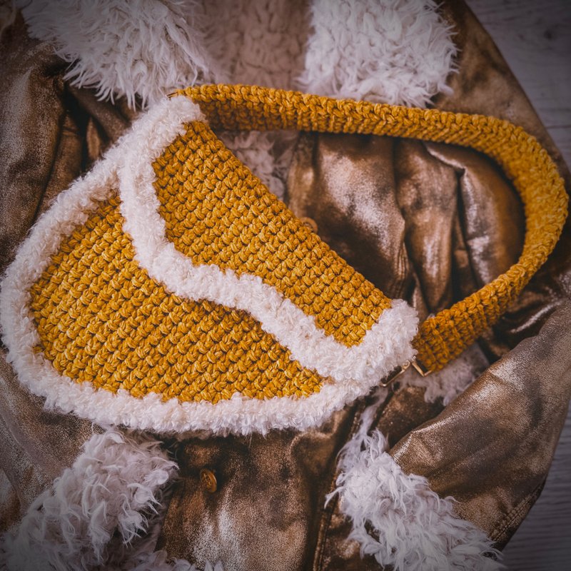 Crochet pattern saddle bag PDF digital instant download, video tutorial - 手工藝教學/工具書 - 其他材質 