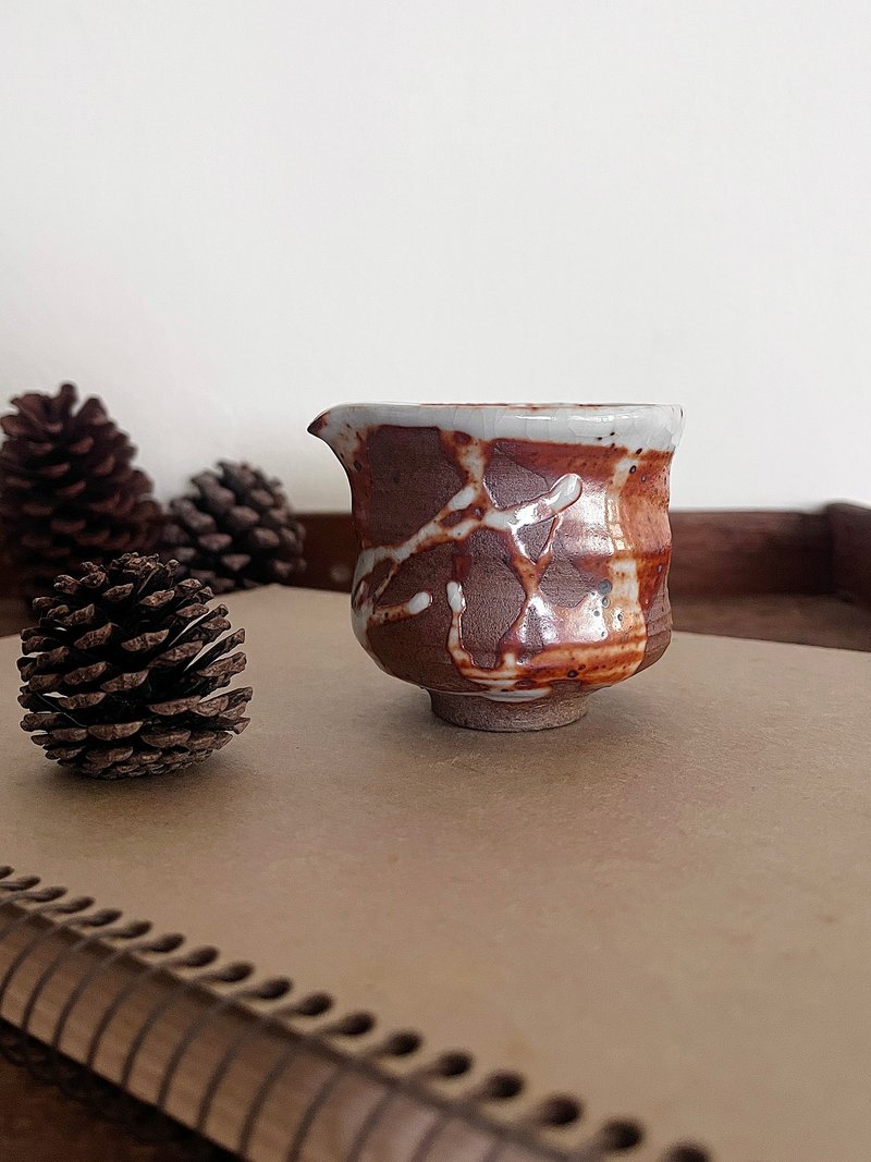 志野 茶海 公道杯 | 陶器皿 - 茶壺/茶杯/茶具 - 陶 橘色