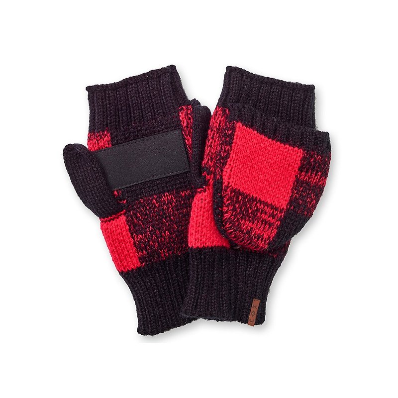 歲末驚喜【 KAVU】Buttonback 折疊保暖造型手套 伐木工人 #1104 - 手套/手襪 - 其他人造纖維 紅色