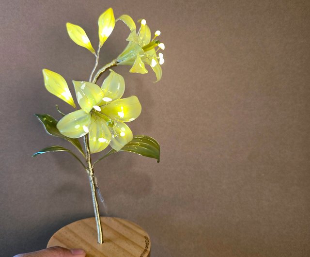 誕生花ライト】7月・ユリ - ショップ Bettina and Craft 照明・ランプ