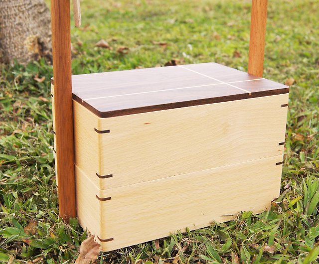有禮木提盒 雙層 6格活動隔板 設計館樂樂木 Lolowood 便當盒 餐盒 Pinkoi