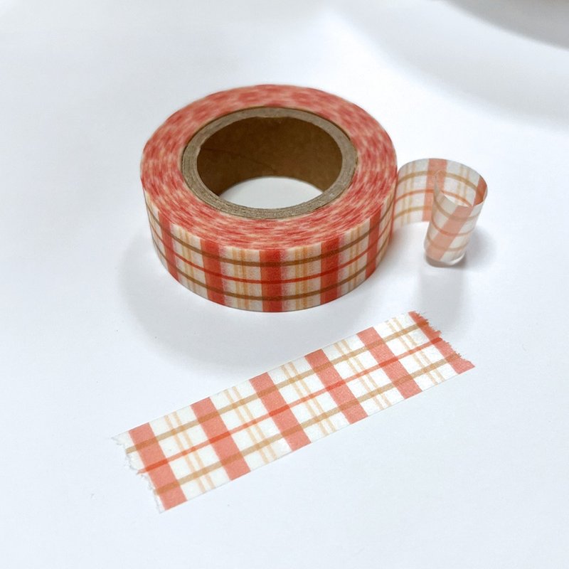 Classic check red | Masking Tape - Washi Tape - Paper Multicolor