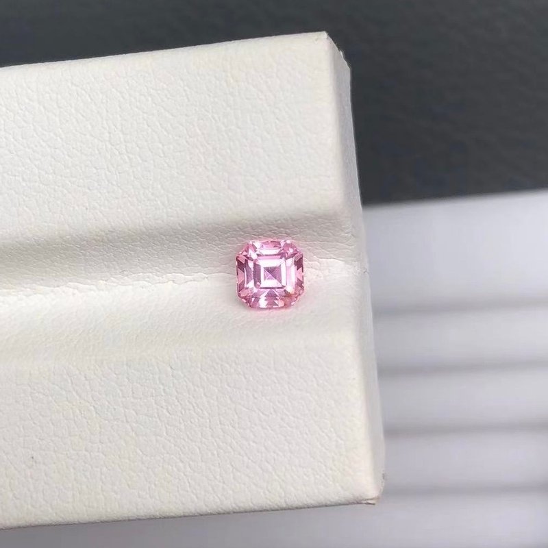 [Stone] Stone Asscher 0.67ct LSP52 - Necklaces - Gemstone Pink