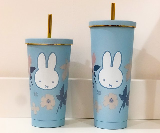 miffy】ミッフィー スプリングガーデンステンレスストローカップ