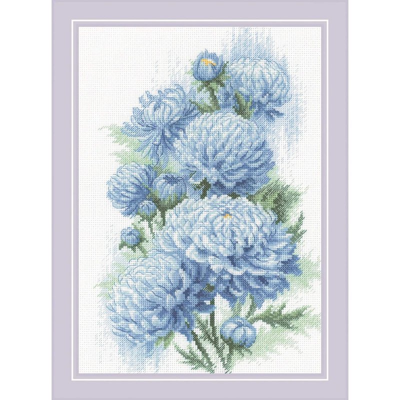 2140 - RIOLIS Cross Stitch Material Pack - Exquisite Chrysanthemum - เย็บปัก/ถักทอ/ใยขนแกะ - วัสดุอื่นๆ 