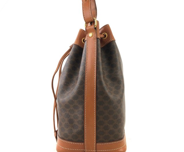極 美品 セリーヌ マカダム ブラゾン 柄 レザー ショルダーバッグ ブラウン 楽天市場】CELINE セリーヌ マカダム柄 ブラゾン柄 ショルダー