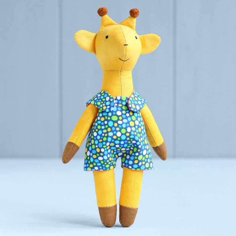 PDF Mini Giraffe Doll Sewing Pattern - 手工藝教學/工具書 - 其他材質 