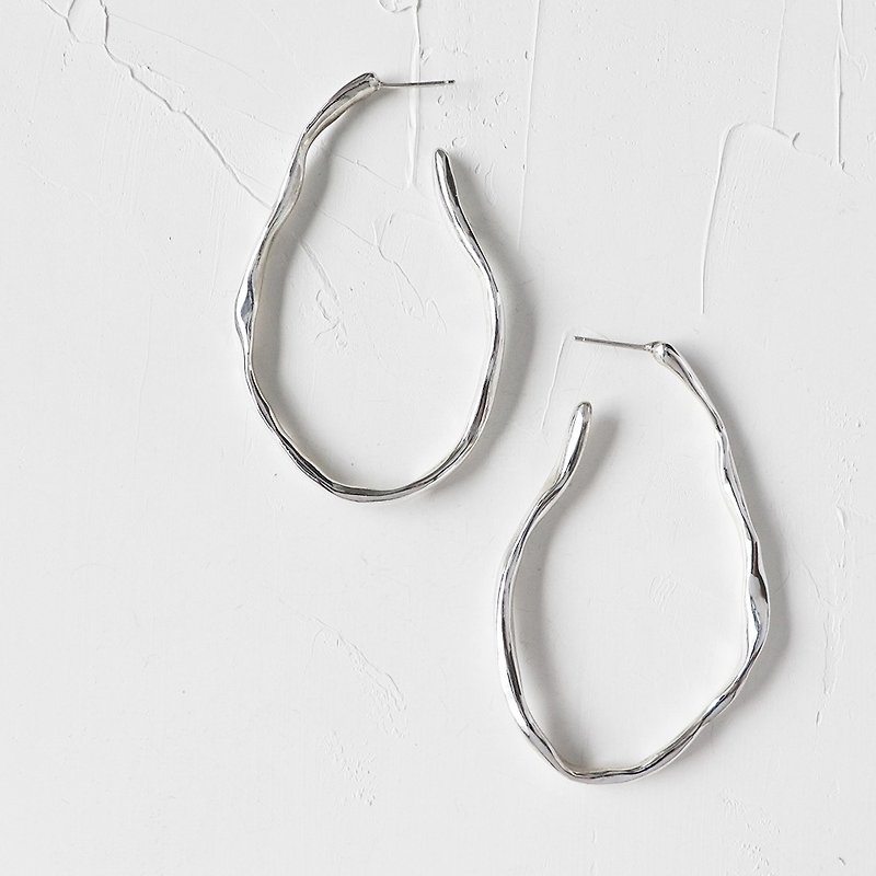 Flow earrings - Earrings & Clip-ons - Sterling Silver Silver