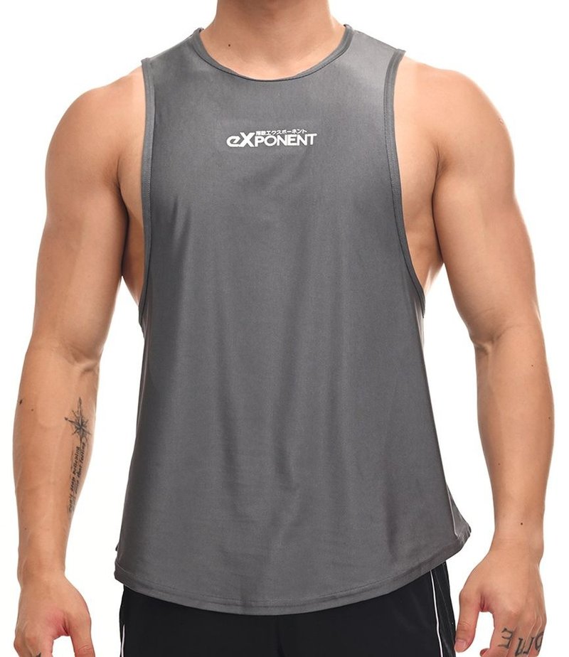 Hyperactive Tank Top - Iron Grey - Men's Tank Tops & Vests - Polyester Gray