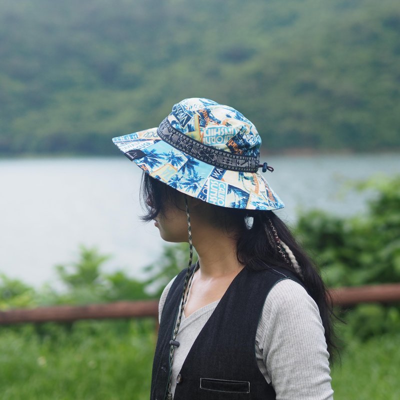 登山帽 Scrap Bucket Hat | 香港手造 - 帽子 - 聚酯纖維 