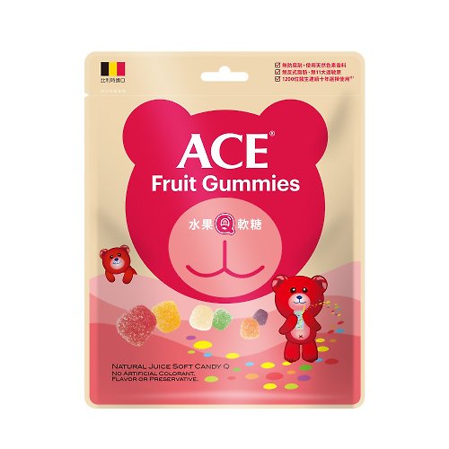 ACE Family ACE 水果Q 軟糖量販包 240公克/袋