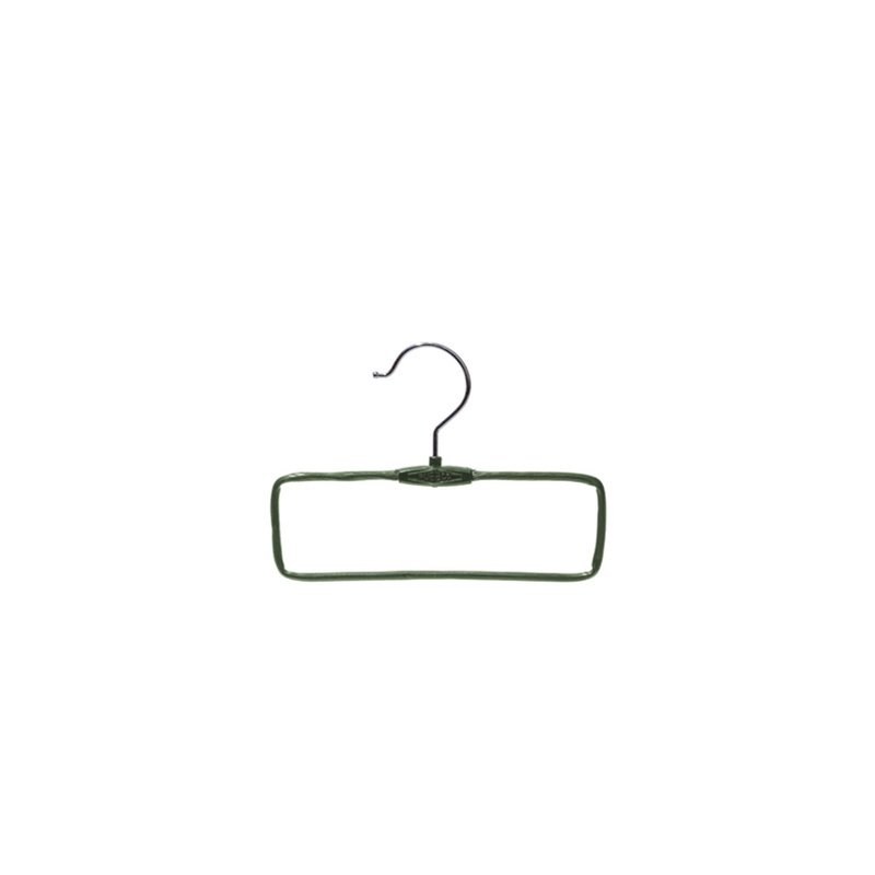 PLASTIC COATED WIRE HANGER Towel 10 pcs 塑料塗層毛巾架-10支 - 衣架/衣帽架/掛勾 - 不鏽鋼 綠色