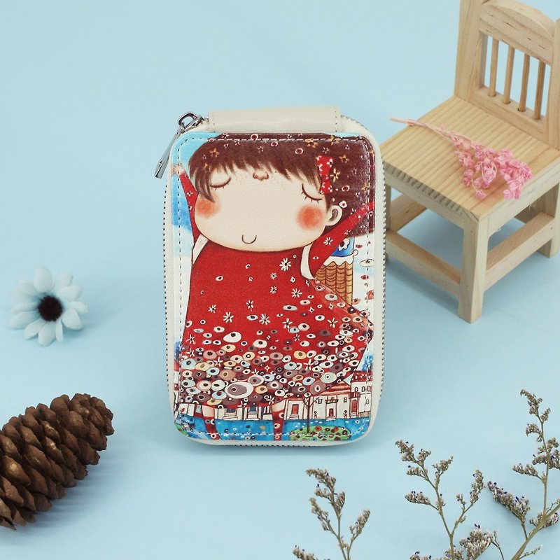 stephy Guoguo Love Angel-Key Bag/Card Bag Key Holder SB029-BQ - Keychains - Eco-Friendly Materials 