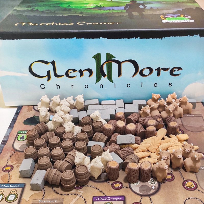 Deluxe Resource Tokens compatible with Glen More II: Chronicles board game - Board Games & Toys - Other Materials 