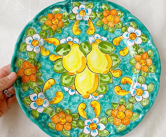 イタリアの陶器 pisapia社パスタ皿 - 食器