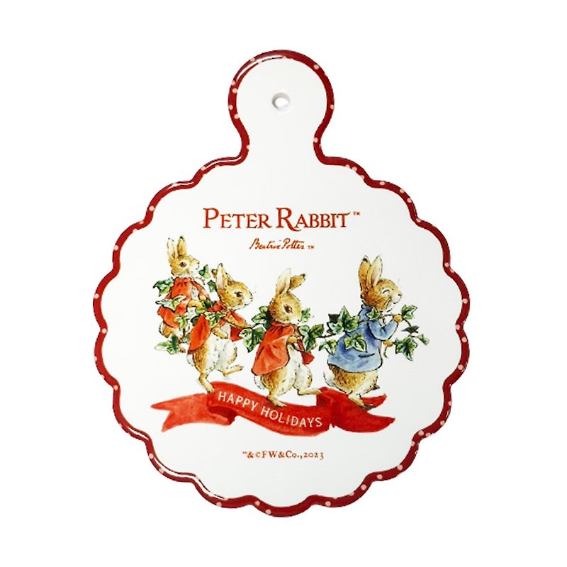 Peter Rabbit Round Insulating Pad_Ceramic/Cork - ผ้ารองโต๊ะ/ของตกแต่ง - ดินเผา 