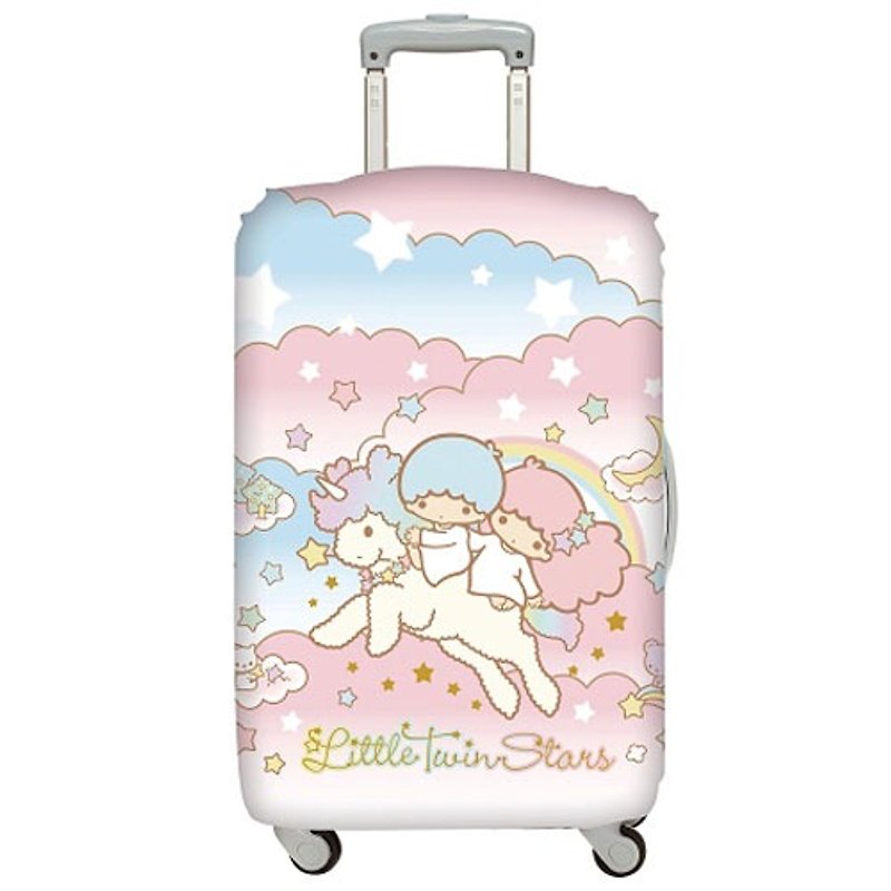 LOQI 行李箱外套│雙星仙子 獨角獸L號 - 行李箱/旅行袋 - 其他材質 粉紅色