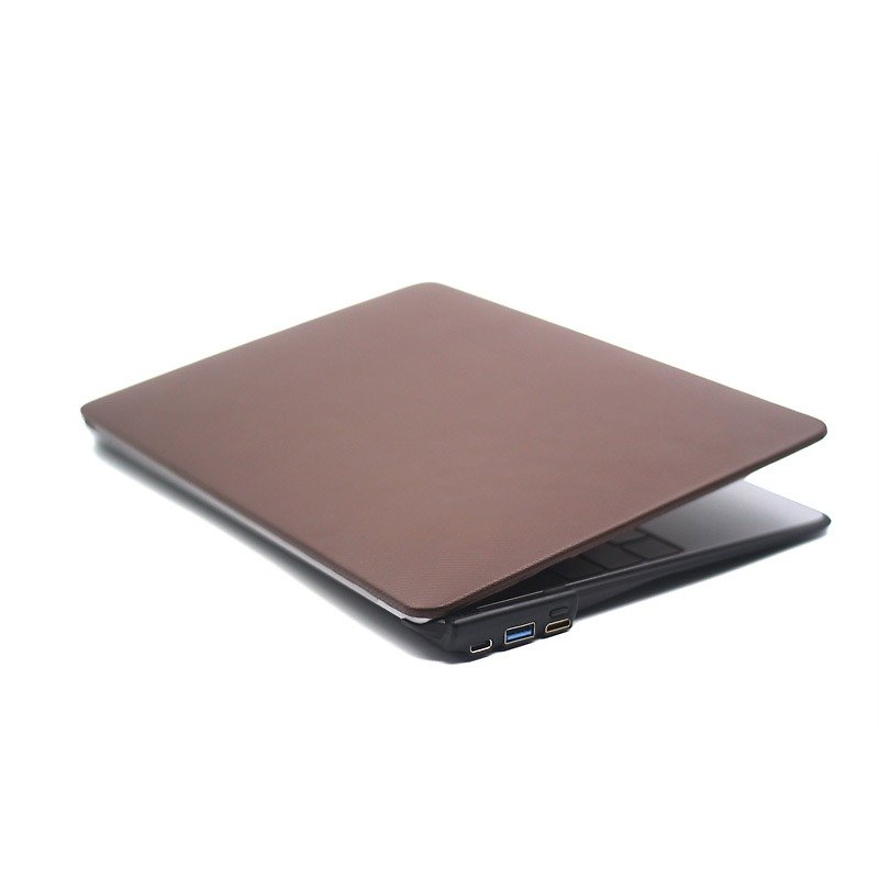 BOOST│MacBook 12" Ultimate HUB Pen Holder - Mocha Brown - Tablet & Laptop Cases - Plastic Brown