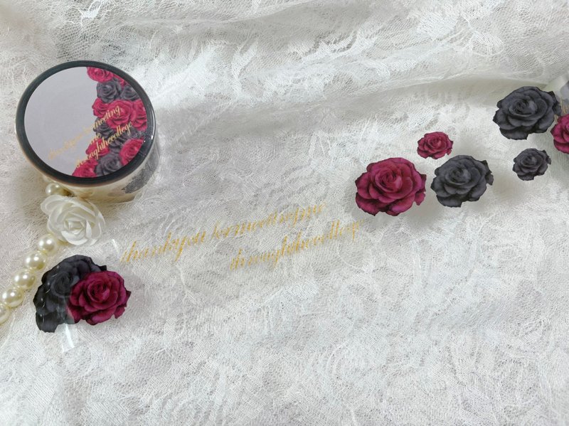 dark rose - Washi Tape - Other Materials Multicolor