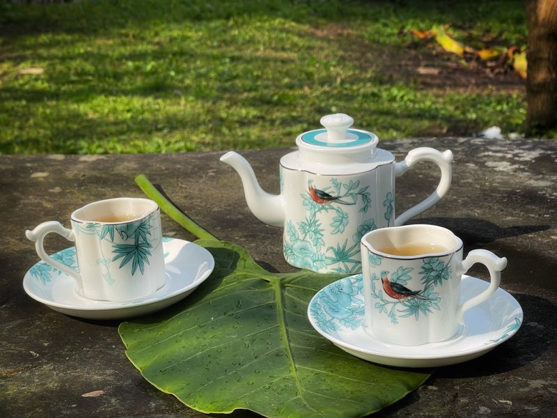 犀貝瓷 安之樂 下午茶組 - 茶壺/茶杯/茶具 - 瓷 白色