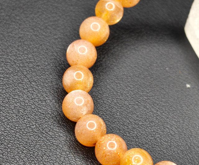 サンストーン ブレスレット 天然石 クリスタルブレスレット 7mm