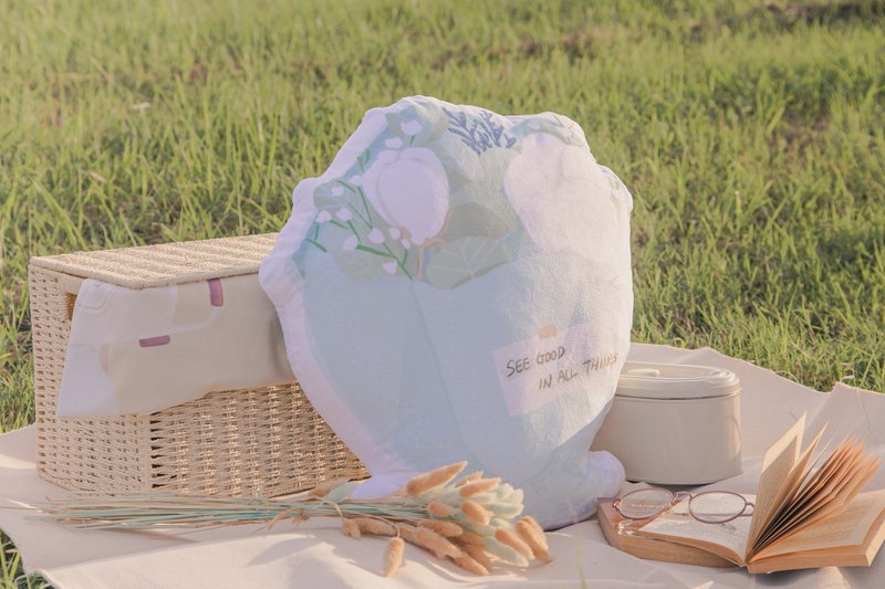 【實用禮物】溫柔棉花滿天星軟綿綿花束造型抱枕睡覺靠枕沙發抱枕 - 枕頭/抱枕 - 聚酯纖維 多色