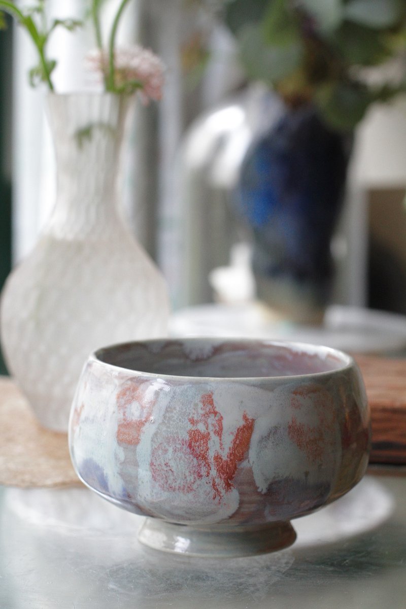手拉坏爵士女伶陶碗/茶碗/茶杯 - 茶壺/茶杯/茶具 - 陶 粉紅色