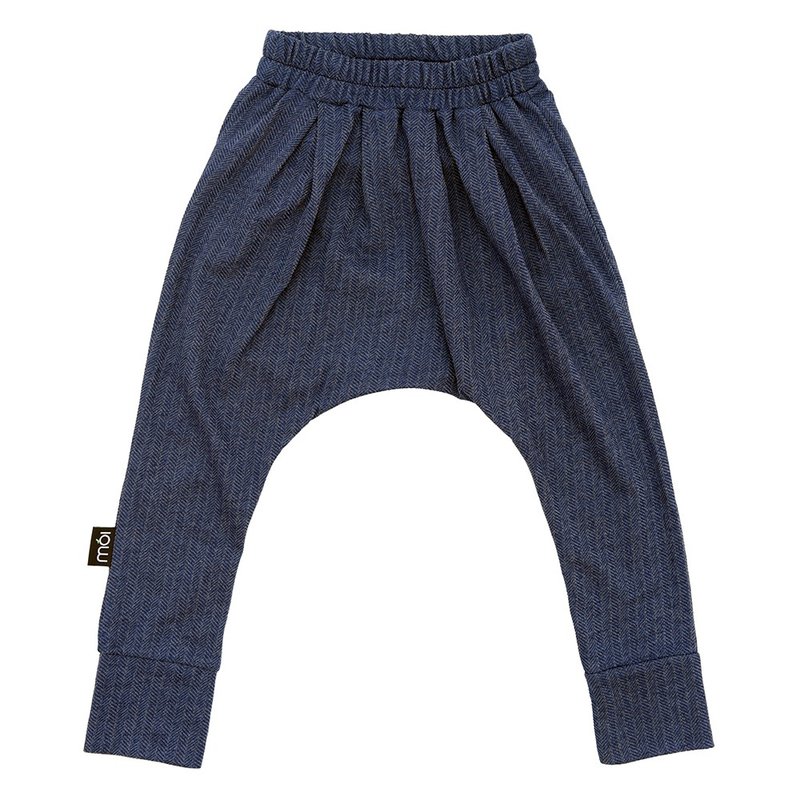 Moi Kids Icelandic organic cotton children's pants-imitation jeans for 2 to 3 years old - กางเกง - ผ้าฝ้าย/ผ้าลินิน สีน้ำเงิน