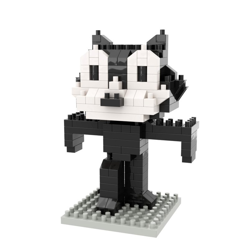 Archbrick 1919 The First Felix The Cat Pixel Brick Nanoblock - ตุ๊กตา - พลาสติก หลากหลายสี