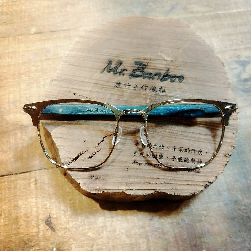Taiwan handmade glasses [MB F] series of exclusive patented touch aesthetic aesthetic action art - Glasses & Frames - Bamboo Multicolor