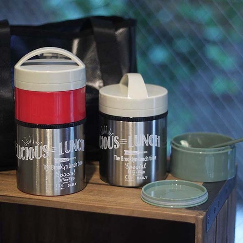 BISQUE / Stainless Steel Thermos Bottle - Camping Gear & Picnic Sets - Other Materials 