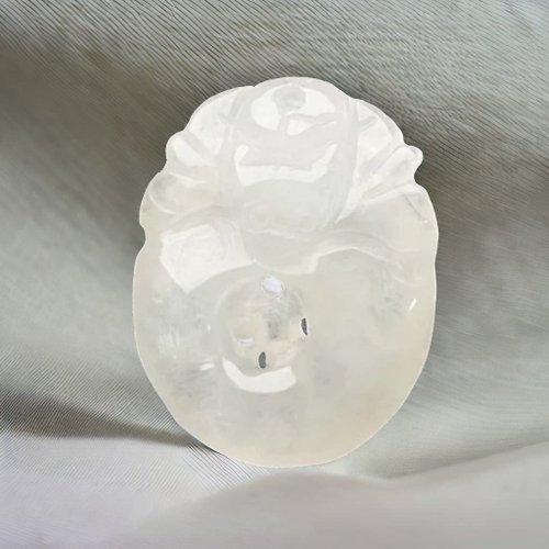 瓔珞珠寶盒 E.L.Jewelry Box 【福在眼前】冰種翡翠福貝項鍊 | 天然緬甸玉A貨翡翠 | 送禮